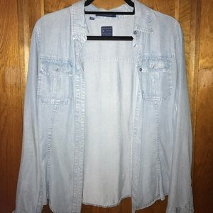 GUESS super soft denim button down. Natalie Shirt